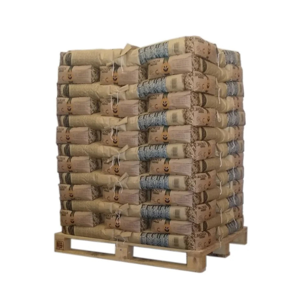 Badger Premium Holzpellets DIN Plus / ENplus A1 – 975 kg Palette (65 x 15 kg) Nadelholz Pellets für Pelletheizung